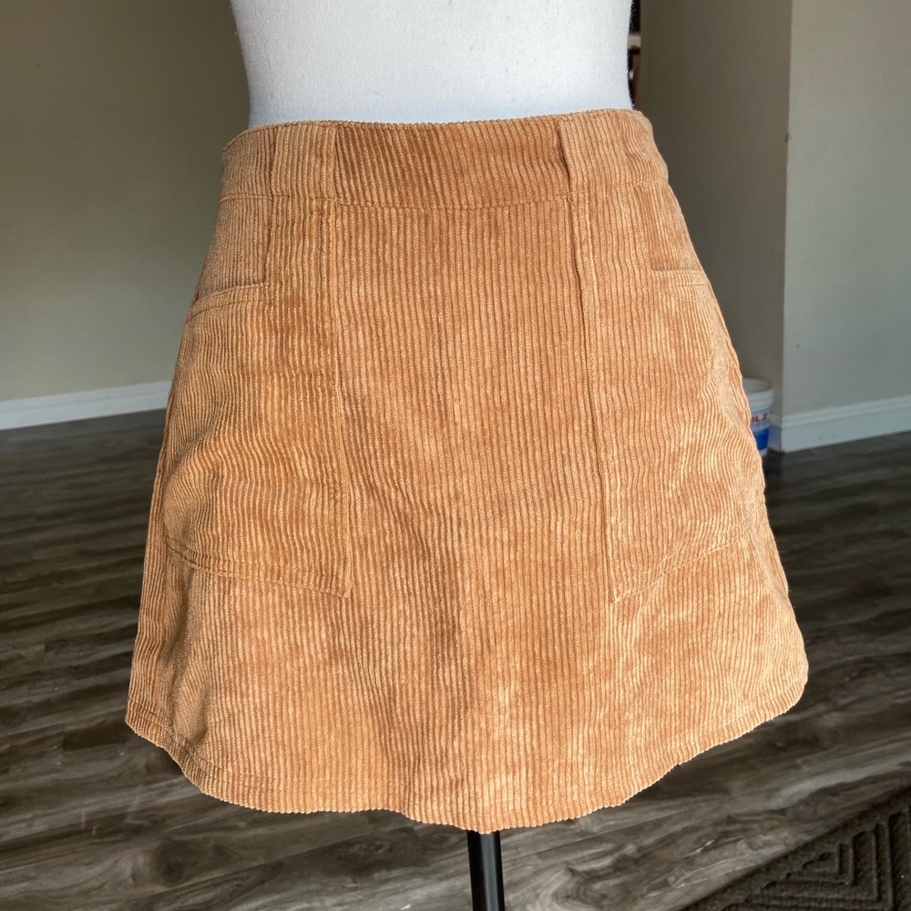 Brown corduroy skirt never worn!